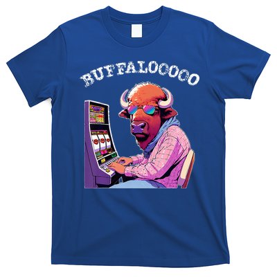 Lucky Buffalo Casino Slot Machine Buffalooooo Gambling T-Shirt