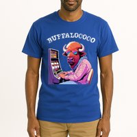 Lucky Buffalo Casino Slot Machine Buffalooooo Gambling Tall T-Shirt