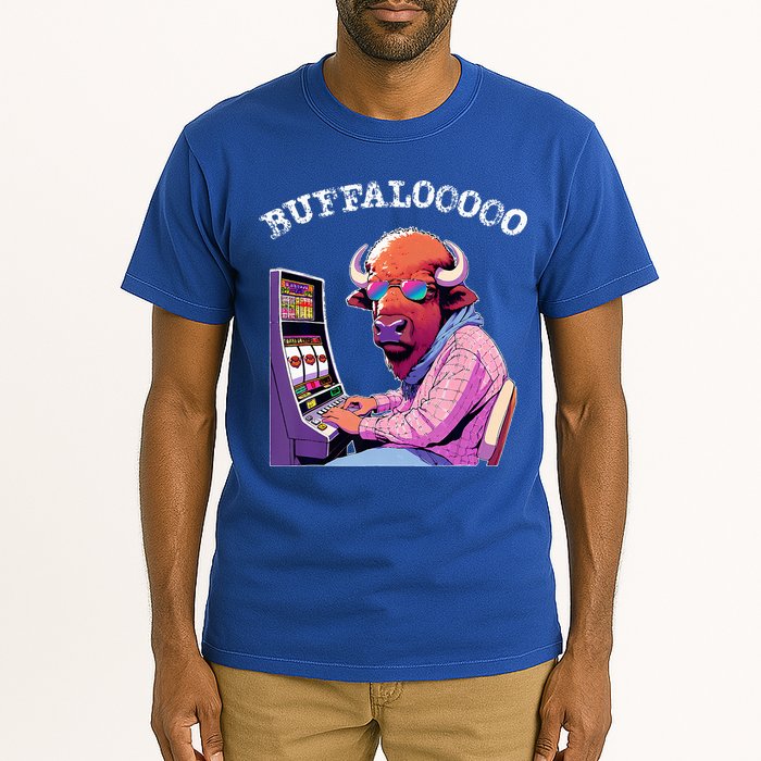 Lucky Buffalo Casino Slot Machine Buffalooooo Gambling Tall T-Shirt