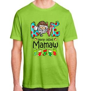 Love Being Called Mamaw Santa Claus Funny Christmas Funny Gift Adult ChromaSoft Performance T-Shirt