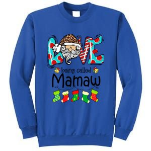 Love Being Called Mamaw Santa Claus Funny Christmas Funny Gift Sweatshirt