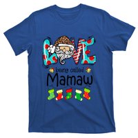 Love Being Called Mamaw Santa Claus Funny Christmas Funny Gift T-Shirt