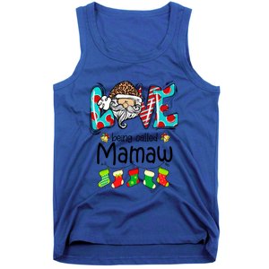 Love Being Called Mamaw Santa Claus Funny Christmas Funny Gift Tank Top