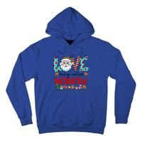 Love Being Called Mamaw Santa Claus Family Christmas Cute Gift Tall Hoodie