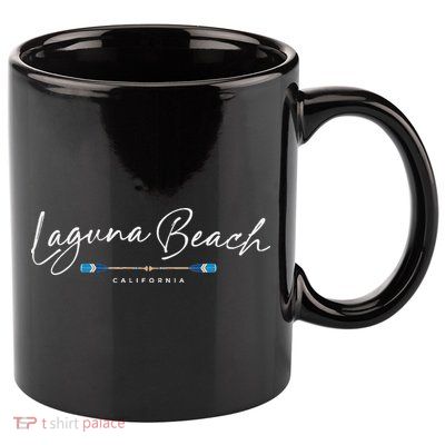 Laguna Beach California Oars 11oz C Handle Ceramic Mug