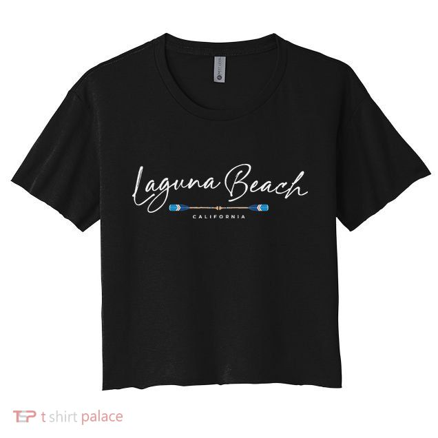 Laguna Beach California Oars Crop Top