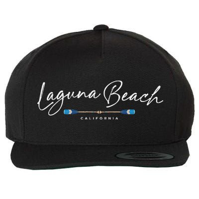 Laguna Beach California Oars Wool Snapback Cap