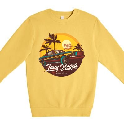 Long Beach California Premium Crewneck Sweatshirt