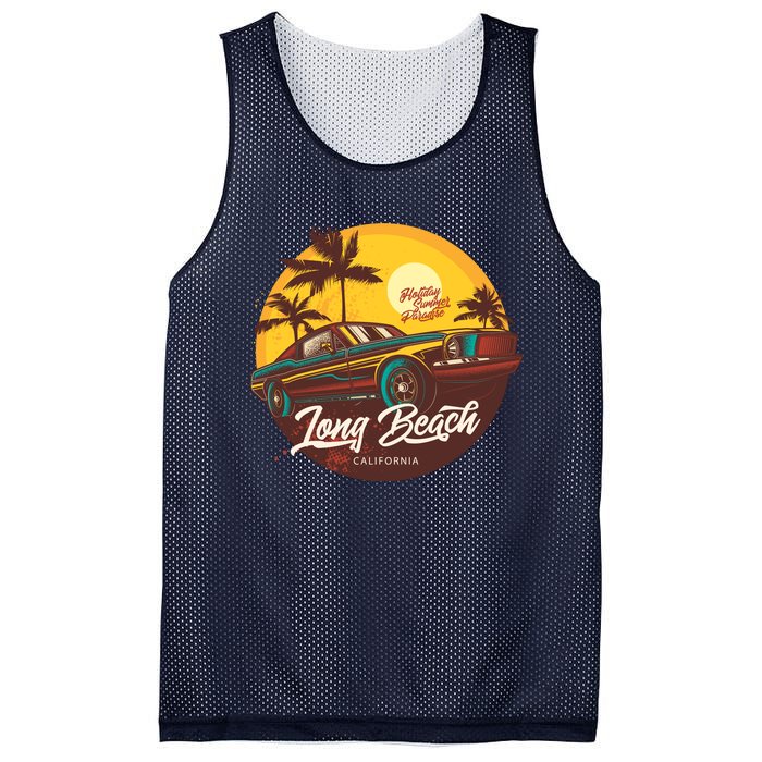 Long Beach California Mesh Reversible Basketball Jersey Tank