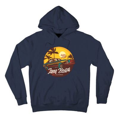 Long Beach California Tall Hoodie