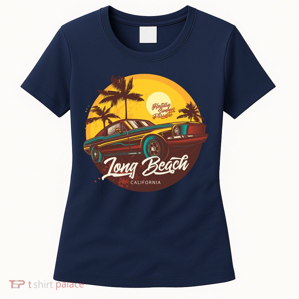 Long Beach California Womens T-Shirt
