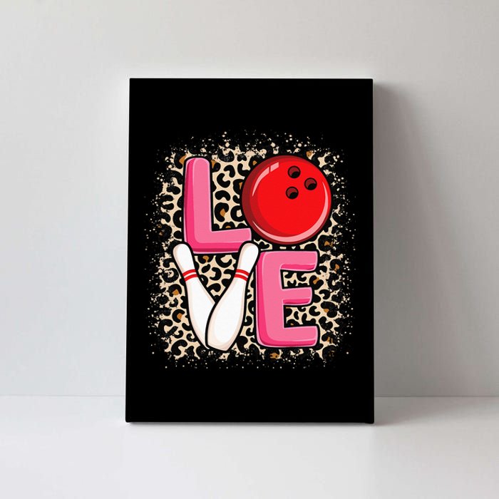 Love Bowling Cute Bowling Women Girls Bowler Canvas