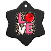 Love Bowling Cute Bowling Women Girls Bowler Ceramic Star Ornament