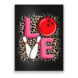 Love Bowling Cute Bowling Women Girls Bowler Poster