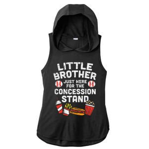 Little Brother Concession Stand Family Matching Ladies PosiCharge Tri-Blend Wicking Draft Hoodie Tank