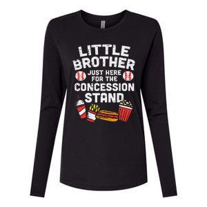 Little Brother Concession Stand Family Matching Womens Cotton Relaxed Long Sleeve T-Shirt