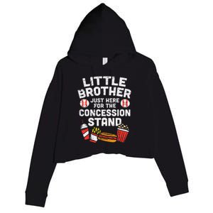 Little Brother Concession Stand Family Matching Crop Fleece Hoodie