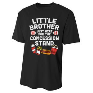 Little Brother Concession Stand Family Matching Performance Sprint T-Shirt