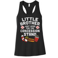 Little Brother Concession Stand Family Matching Women's Racerback Tank