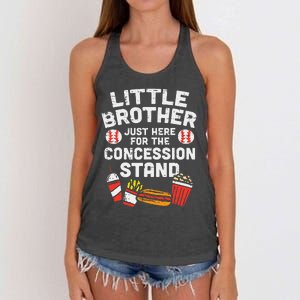 Little Brother Concession Stand Family Matching Women's Knotted Racerback Tank