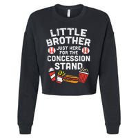 Little Brother Concession Stand Family Matching Cropped Pullover Crew