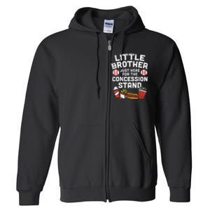 Little Brother Concession Stand Family Matching Full Zip Hoodie