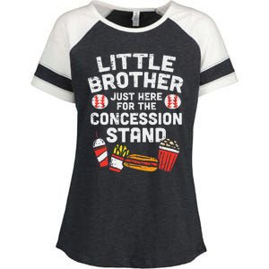 Little Brother Concession Stand Family Matching Enza Ladies Jersey Colorblock Tee