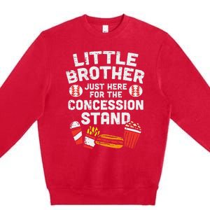 Little Brother Concession Stand Family Matching Premium Crewneck Sweatshirt