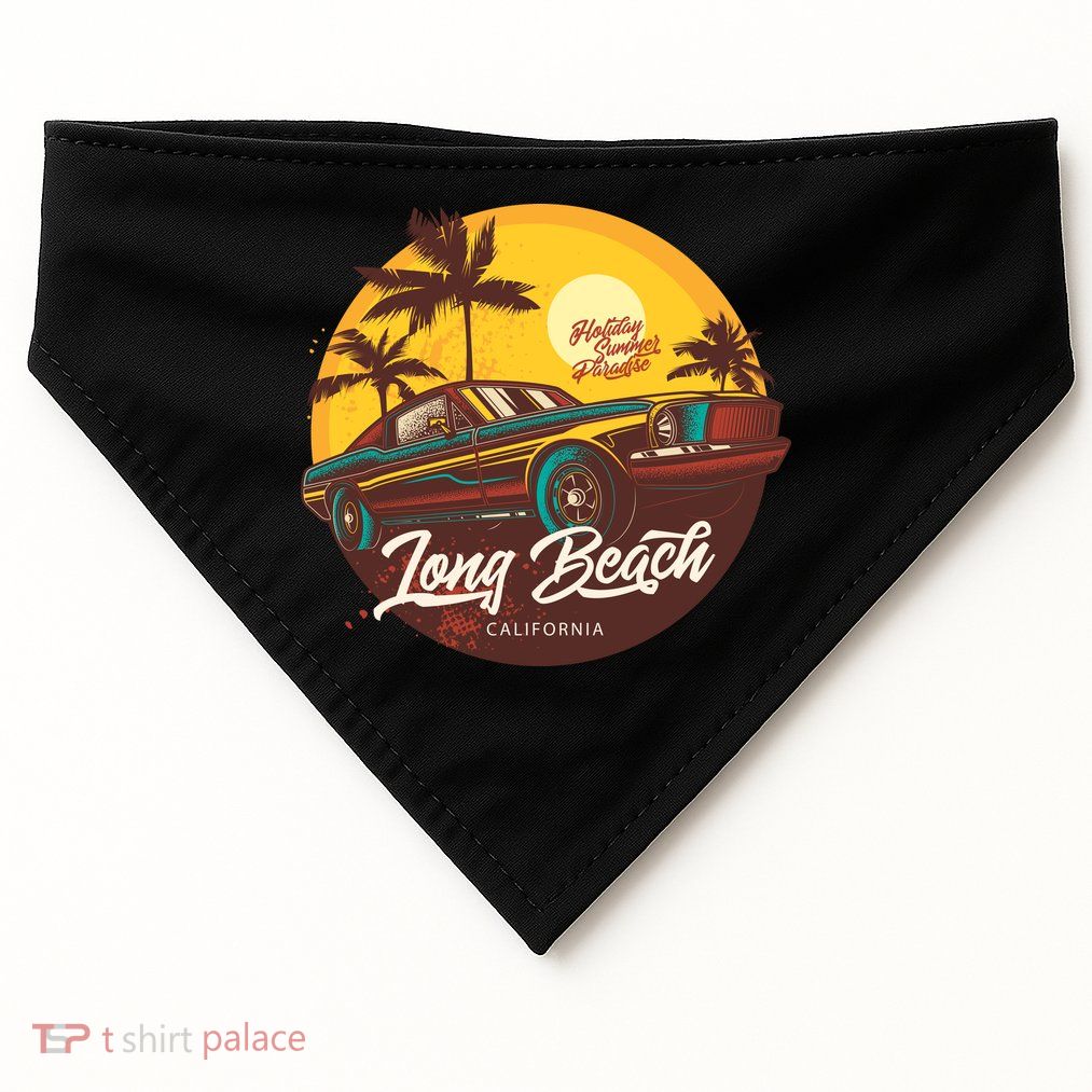 Long Beach California USA-Made Doggie Bandana