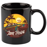 Long Beach California 11oz C Handle Ceramic Mug