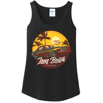 Long Beach California Ladies Essential Tank