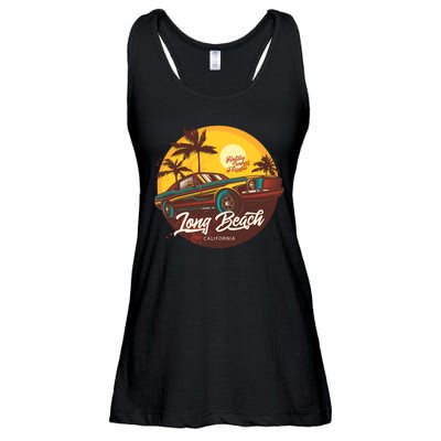 Long Beach California Ladies Essential Flowy Tank