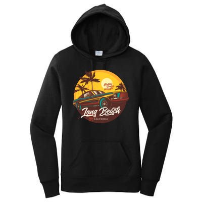 Long Beach California Women's Pullover Hoodie