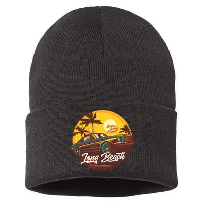 Long Beach California Sustainable Knit Beanie