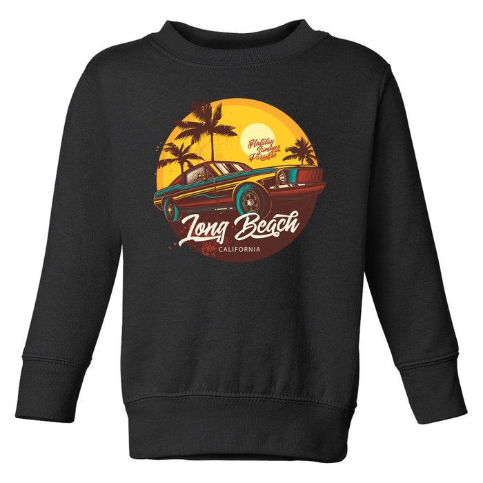 Long Beach California Toddler Sweatshirt