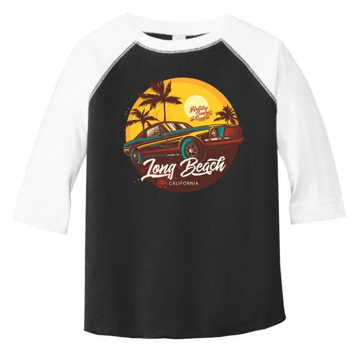 Long Beach California Toddler Fine Jersey T-Shirt