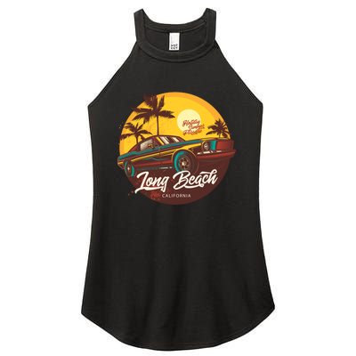 Long Beach California Women's Perfect Tri Rocker Tank