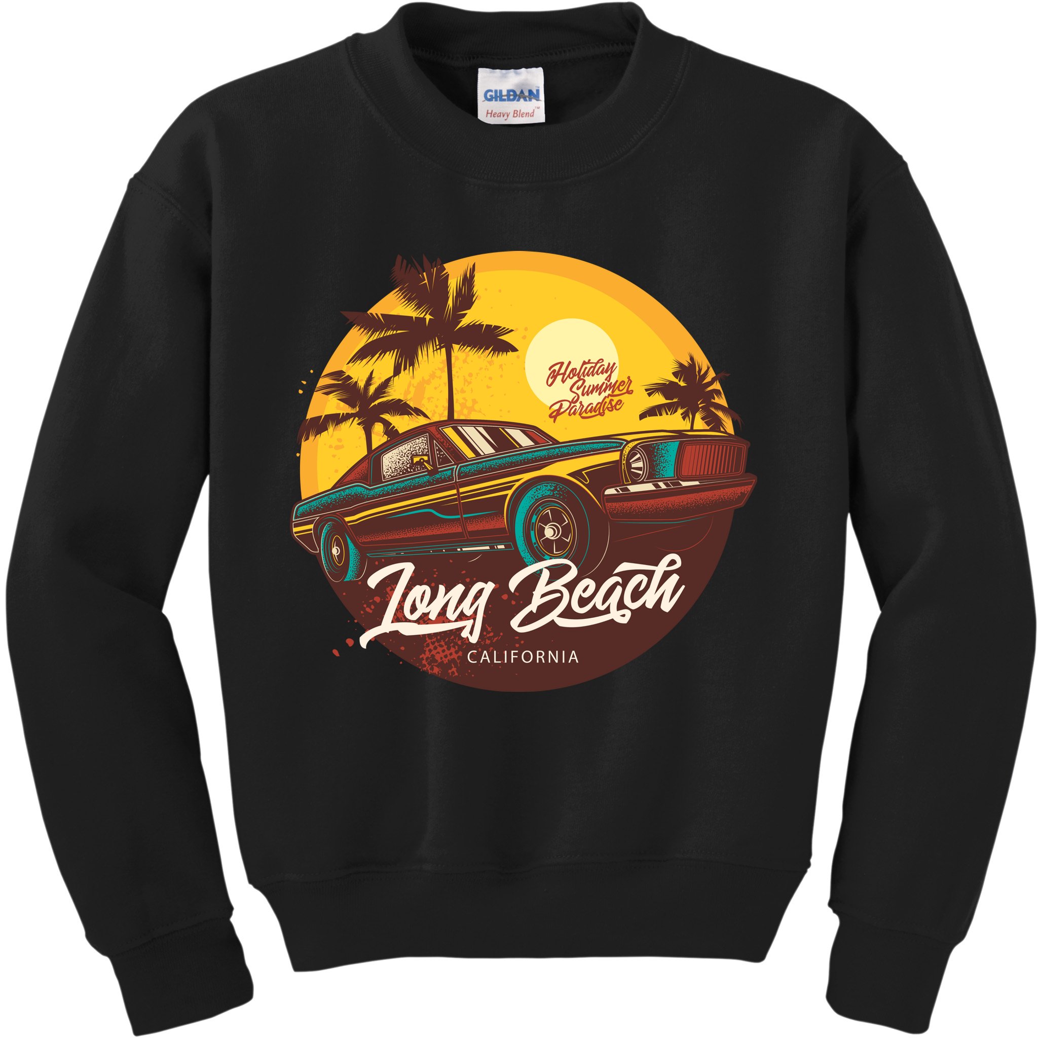 Long Beach California Kids Sweatshirt