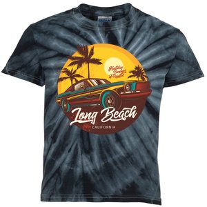 Long Beach California Kids Tie-Dye T-Shirt