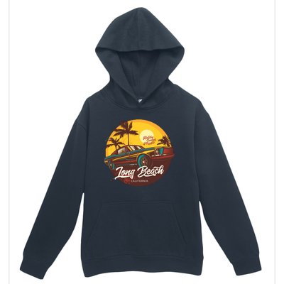 Long Beach California Urban Pullover Hoodie