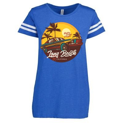 Long Beach California Enza Ladies Jersey Football T-Shirt