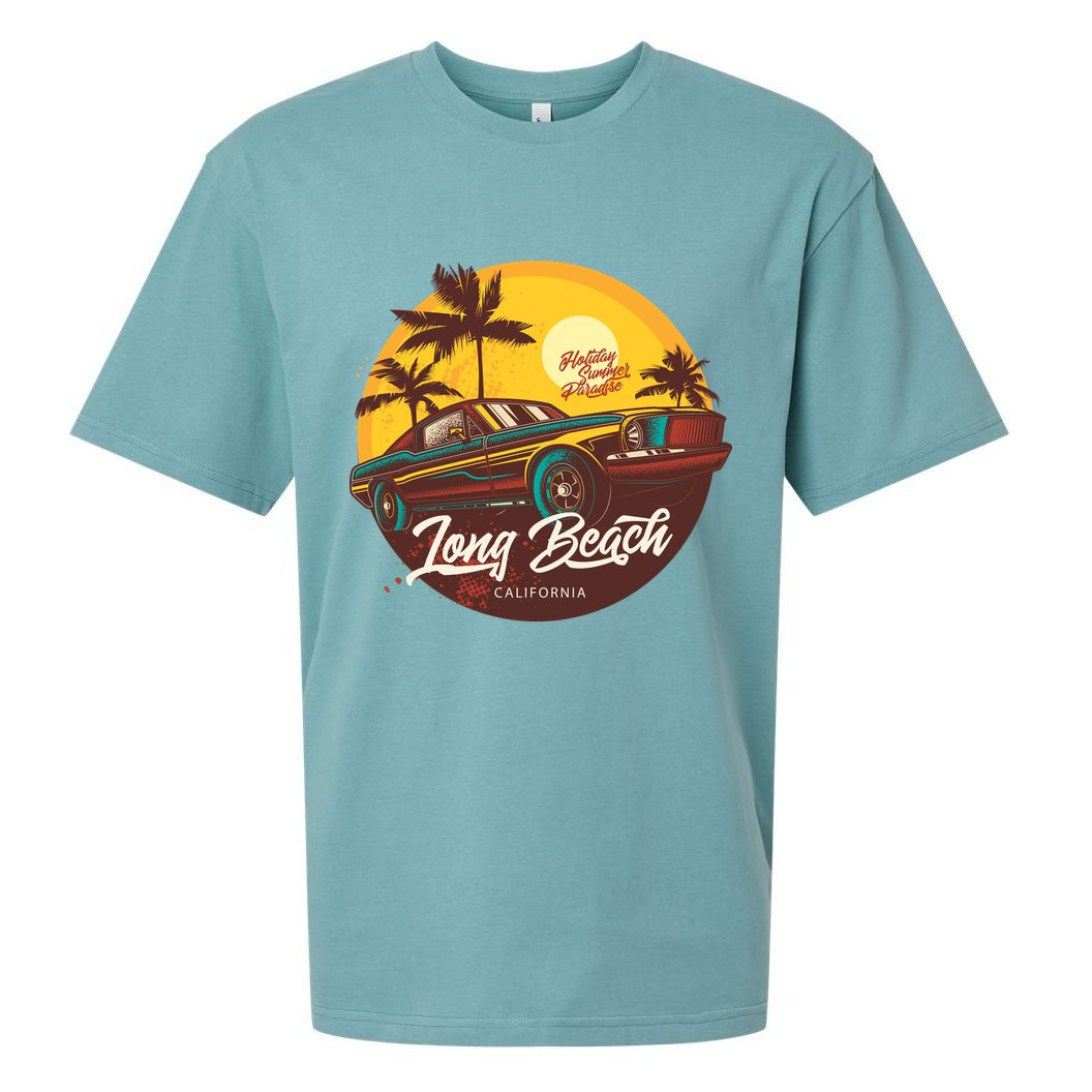 Long Beach California Sueded Cloud Jersey T-Shirt