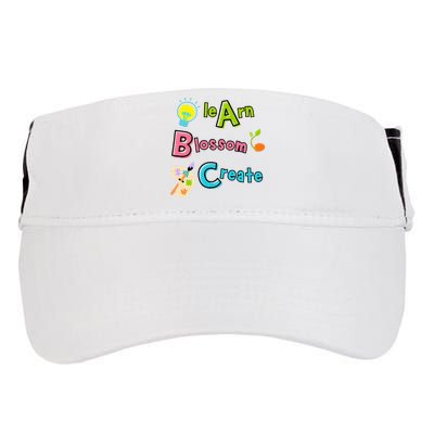 Learn Blossom Create Back To School Positive Abc Teacher Adult Drive Performance Visor