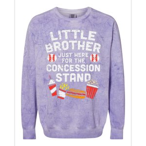 Little Brother Concession Stand Family Matching Colorblast Crewneck Sweatshirt