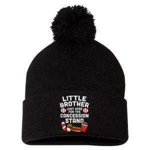 Little Brother Concession Stand Family Matching Pom Pom 12in Knit Beanie