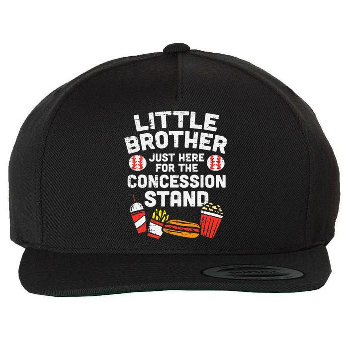 Little Brother Concession Stand Family Matching Wool Snapback Cap