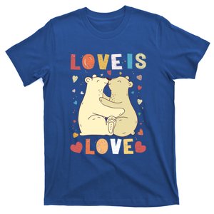 Love Bear Couple Gift Love Is Love Gift Cuddly Bears Gift T-Shirt