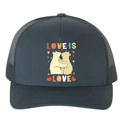 Love Bear Couple Gift Love Is Love Gift Cuddly Bears Gift Yupoong Adult 5-Panel Trucker Hat