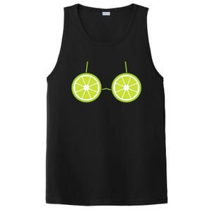 Lime Bra Costume Cute Easy Fruit Halloween Gift PosiCharge Competitor Tank