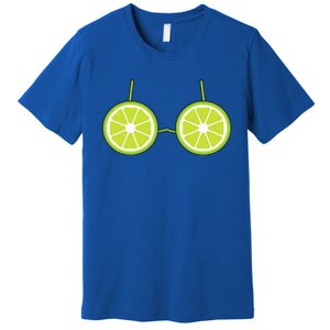 Lime Bra Costume Cute Easy Fruit Halloween Gift Premium T-Shirt